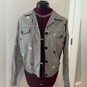 Casey Colman Ladybug Daisy Jacket Size Large.